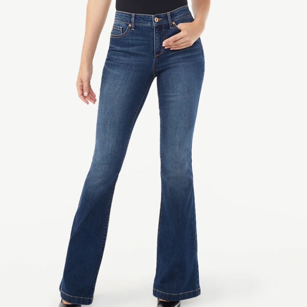 Sofia Jeans Women's Melisa Flare High Rise Jeans NWT size 10